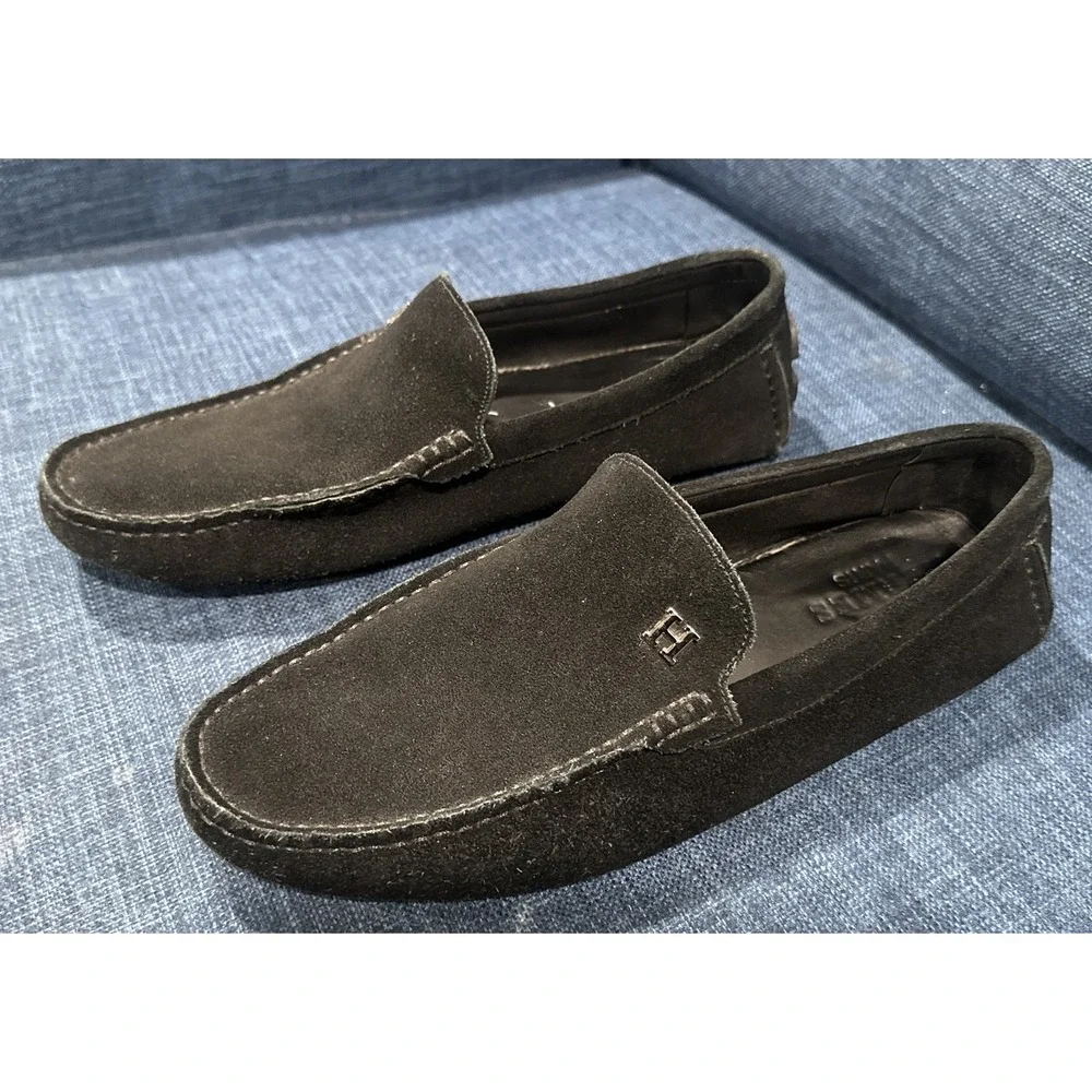 HERMES Moccasin Mind mens Black Size 45 (us11.5-12)